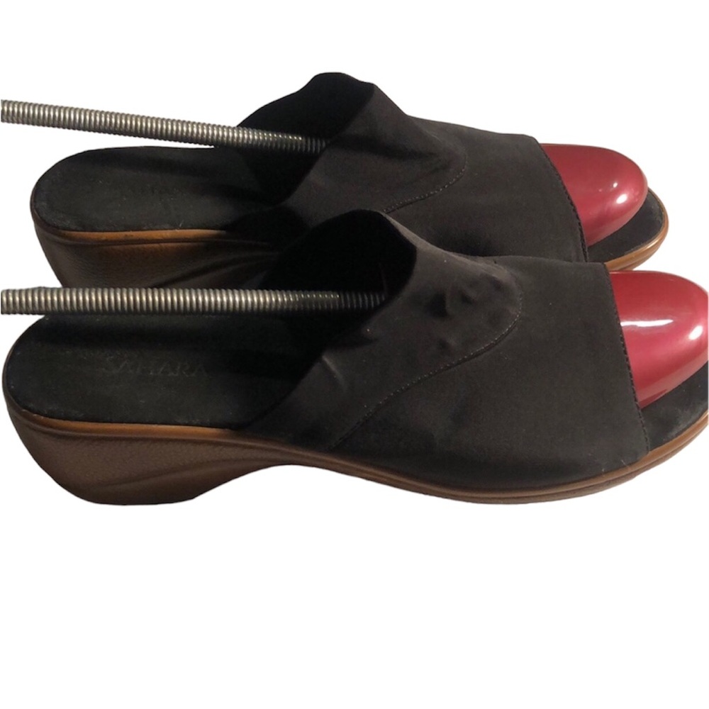 Woman’s spring Sahara black slip on sandals